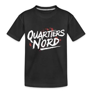 Quartiers Nord - T-shirt bio Premium Enfant - noir - Devant