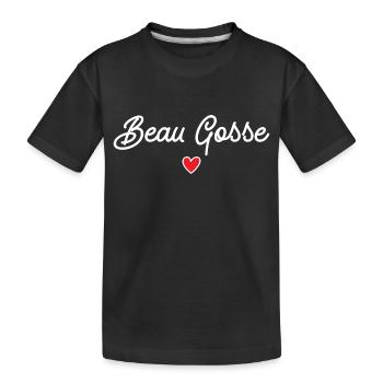 Beau Gosse - T-shirt bio Premium Enfant - noir - Devant