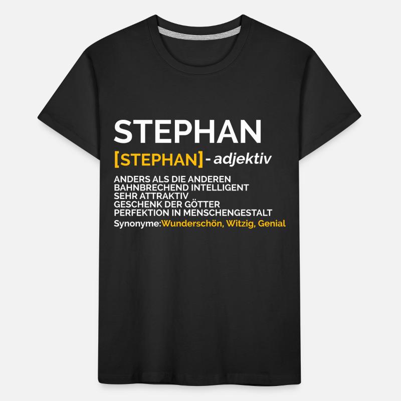 Stephan Kids' Premium Organic T-Shirt