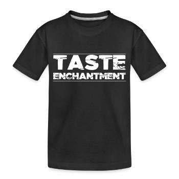 Envie culinaire Wanderlust Dictons drôles - T-shirt bio Premium Enfant - noir - Devant