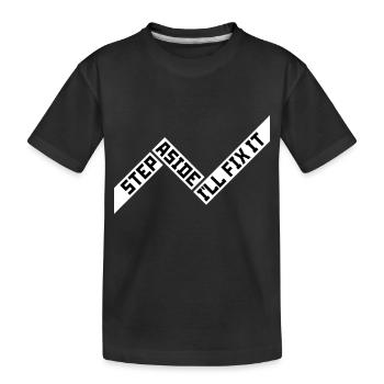 Écartez-vous, je vais le réparer pour réparer la réparation - T-shirt bio Premium Enfant - noir - Devant