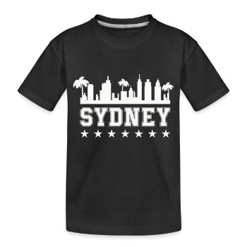 Sydney 01 - T-shirt bio Premium Enfant - noir - Devant