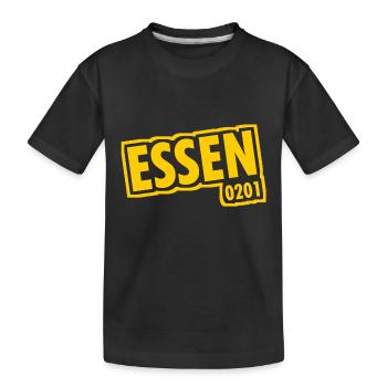 Essen - 0201 - Indicatif régional - Slogan - T-shirt bio Premium Enfant - noir - Devant