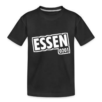 Essen - 0201 - Indicatif régional - Slogan - T-shirt bio Premium Enfant - noir - Devant