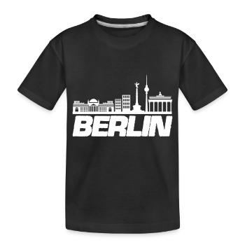 Horizon de Berlin 1 - T-shirt bio Premium Enfant - noir - Devant