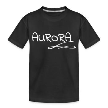 Geschenk für Aurora - Kinder Premium Bio T-Shirt - Schwarz - Vorne
