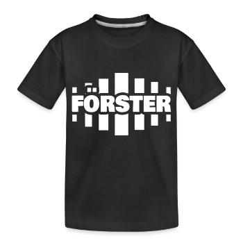 Geschenk für Förster - Kinder Premium Bio T-Shirt - Schwarz - Vorne