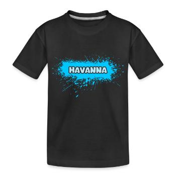 Sonne Havanna - Kinder Premium Bio T-Shirt - Schwarz - Vorne