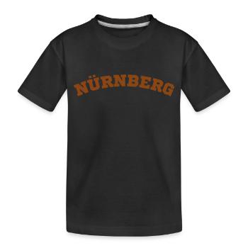 Nürnberg - Kinder Premium Bio T-Shirt - Schwarz - Vorne