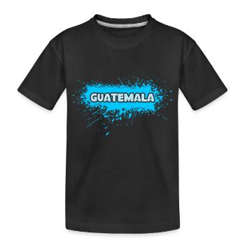 Guatemala - Kids' Premium Organic T-Shirt - black - Front