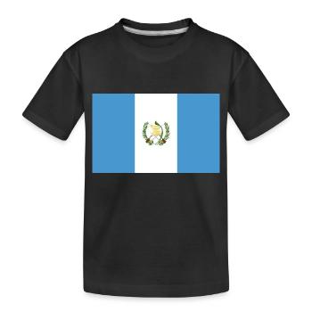 Guatemala - Kids' Premium Organic T-Shirt - black - Front