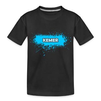Kemer als Sonne - Kinder Premium Bio T-Shirt - Schwarz - Vorne
