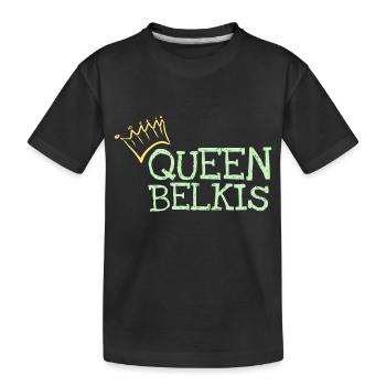 Belkis als Vorname - Kinder Premium Bio T-Shirt - Schwarz - Vorne