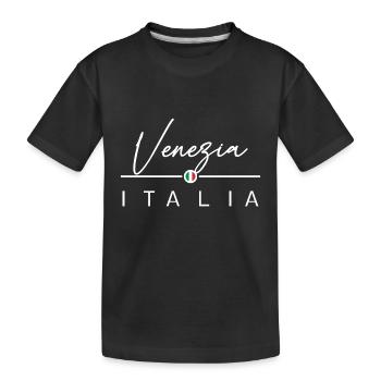 Italie - Venise - Venise - Italien - Italie - T-shirt bio Premium Enfant - noir - Devant