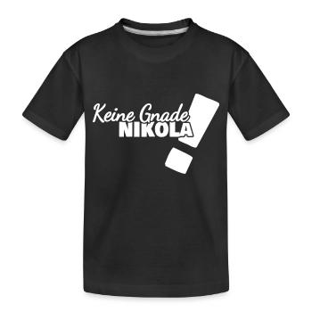 Cadeau pour Nikola - T-shirt bio Premium Enfant - noir - Devant