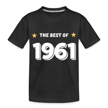 Best of 1961 - T-shirt bio Premium Enfant - noir - Devant