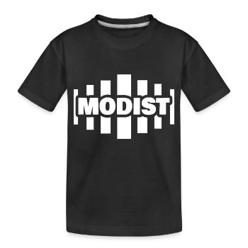 Gift for Modist - Kids' Premium Organic T-Shirt - black - Front