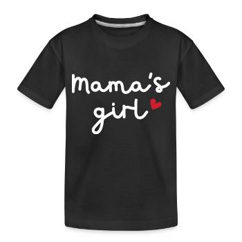 Mama’s girl - T-shirt bio Premium Enfant - noir - Devant