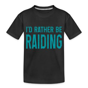 plutôt faire du raid sur l’Artboard 1 - T-shirt bio Premium Enfant - noir - Devant