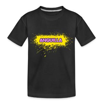 Sun Anguilla - Kids' Premium Organic T-Shirt - black - Front