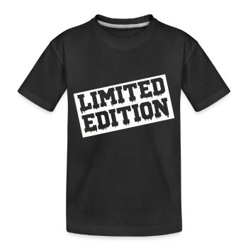limited edition - Kinder Premium Bio T-Shirt - Schwarz - Vorne