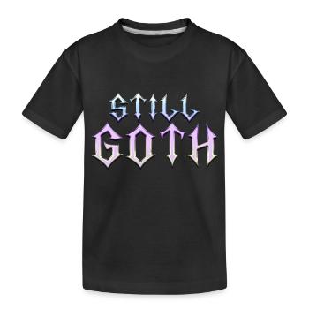 Toujours gothique ! Esthétique gothique Croix Y2K - T-shirt bio Premium Enfant - noir - Devant