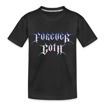 Gothique pour toujours ! Alt Esthétique Emo Goth Girl - T-shirt bio Premium Enfant - noir - Devant