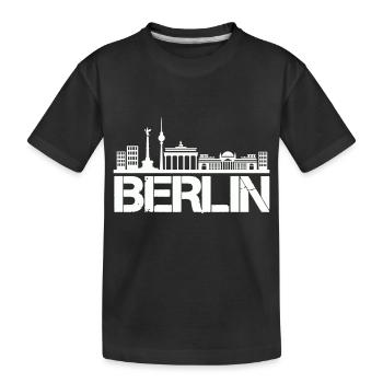 Horizon de Berlin - T-shirt bio Premium Enfant - noir - Devant