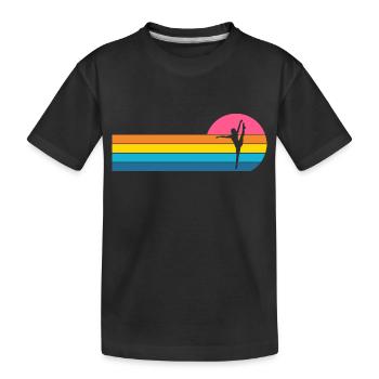 Ballerine Ballet - T-shirt bio Premium Enfant - noir - Devant