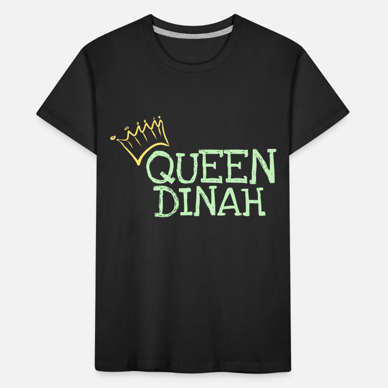 First name Dinah Kids' Premium Organic T-Shirt