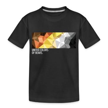 United Colors of Bears W - Kinder Premium Bio T-Shirt - Schwarz - Vorne