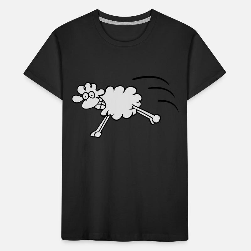 springendes Schaf Kinder Premium Bio T-Shirt