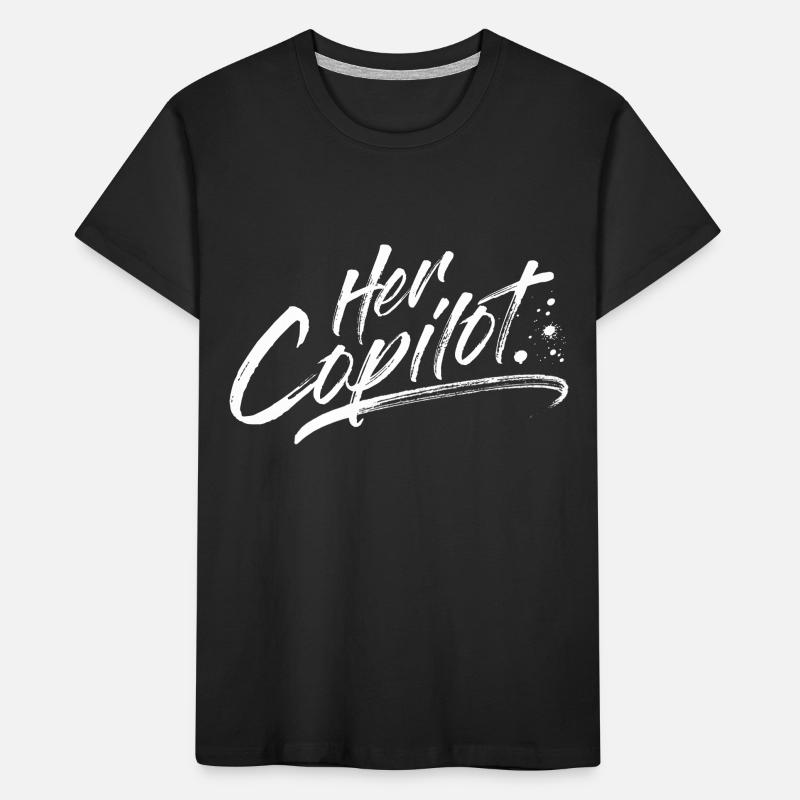 Her Copilot Kids' Premium Organic T-Shirt