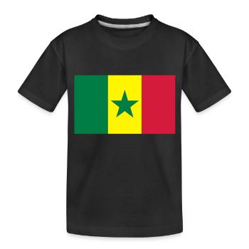 Sénégal - T-shirt bio Premium Enfant - noir - Devant
