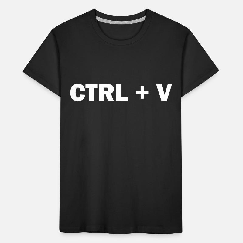 CTRL + V Kids' Premium Organic T-Shirt