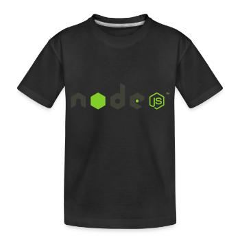 Noeud JS - T-shirt bio Premium Enfant - noir - Devant