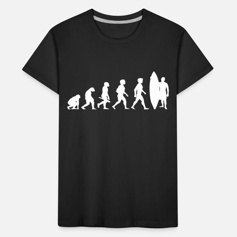 Evolution Surf Surfers surf surf T-shirt bio Premium Enfant