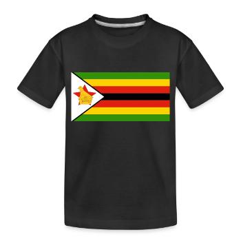 Zimbabwe - T-shirt bio Premium Enfant - noir - Devant