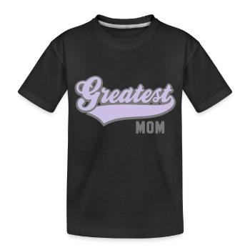 Le plus grand 2C MOM - T-shirt bio Premium Enfant - noir - Devant