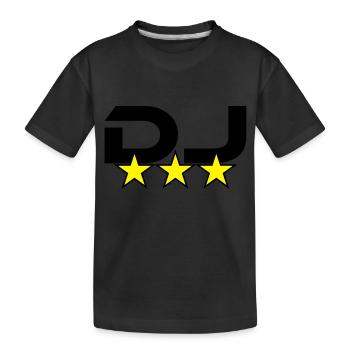 DJ *** - T-shirt bio Premium Enfant - noir - Devant