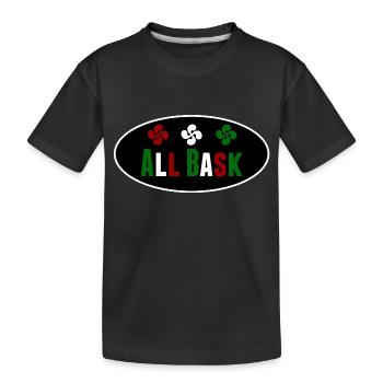 All Basque - T-shirt bio Premium Enfant - noir - Devant