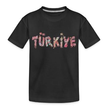 Lettrage Türkiye 106 - T-shirt bio Premium Enfant - noir - Devant