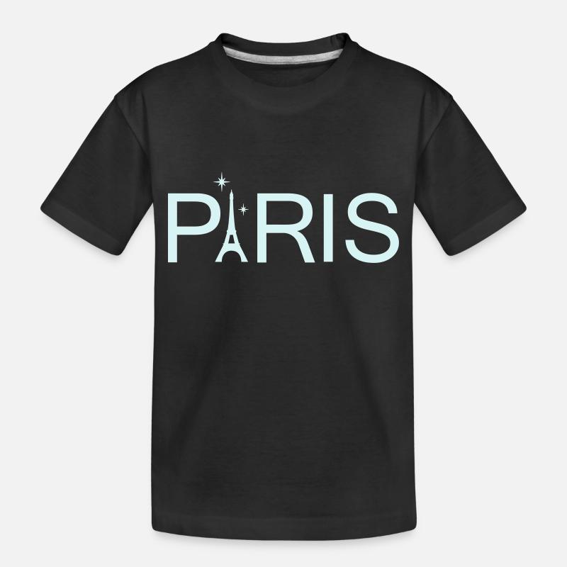 Paris - T-shirt bio Premium Enfant - noir