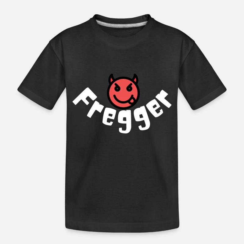 Fregger-Motiv - Kinder Premium Bio T-Shirt - Schwarz