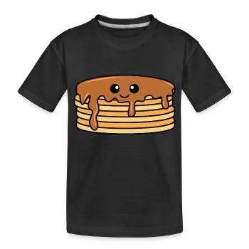 Bande dessinée Pancake - T-shirt bio Premium Enfant - noir - Devant