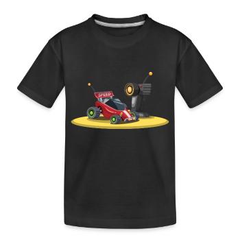 RC Car Buggy - Kids' Premium Organic T-Shirt - black - Front