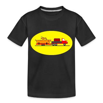 Camion - T-shirt bio Premium Enfant - noir - Devant