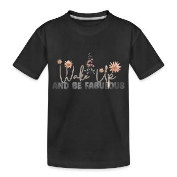 Self-love Self-confidence Inspiration Energy - Kids' Premium Organic T-Shirt - black - Front