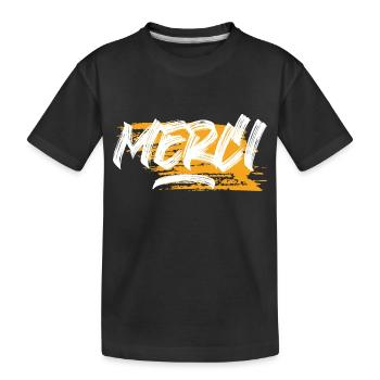 Merci - T-shirt bio Premium Enfant - noir - Devant