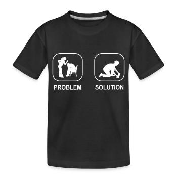 Couches de sol Couches de sol Couches de tapis Couches de parquet - T-shirt bio Premium Enfant - noir - Devant